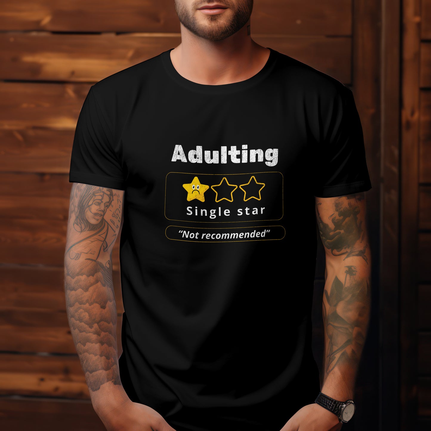 Adulting Review Classic Crew T-Shirt