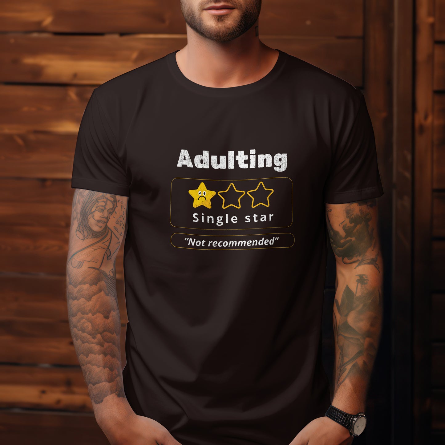 Adulting Review Classic Crew T-Shirt