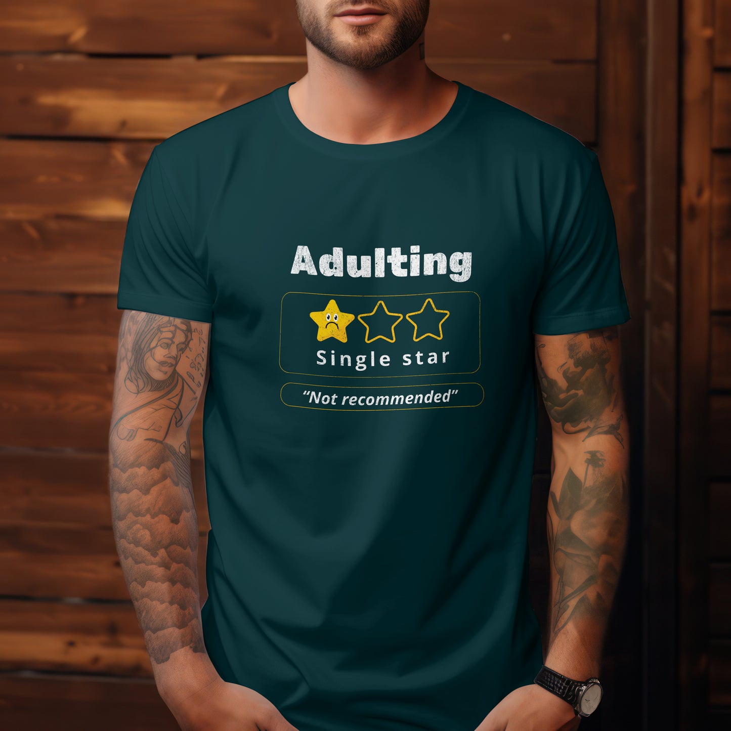 Adulting Review Classic Crew T-Shirt