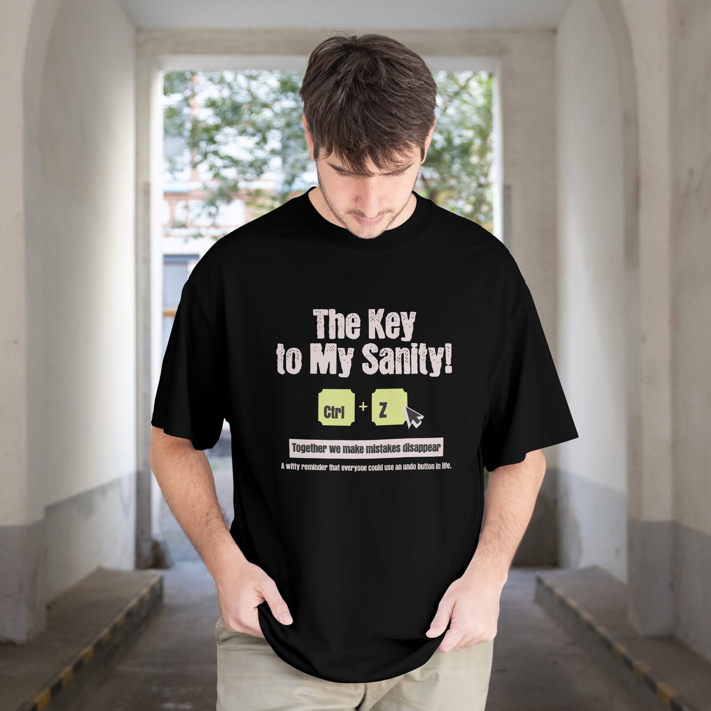 CTRL Z Premium Oversized T-Shirt