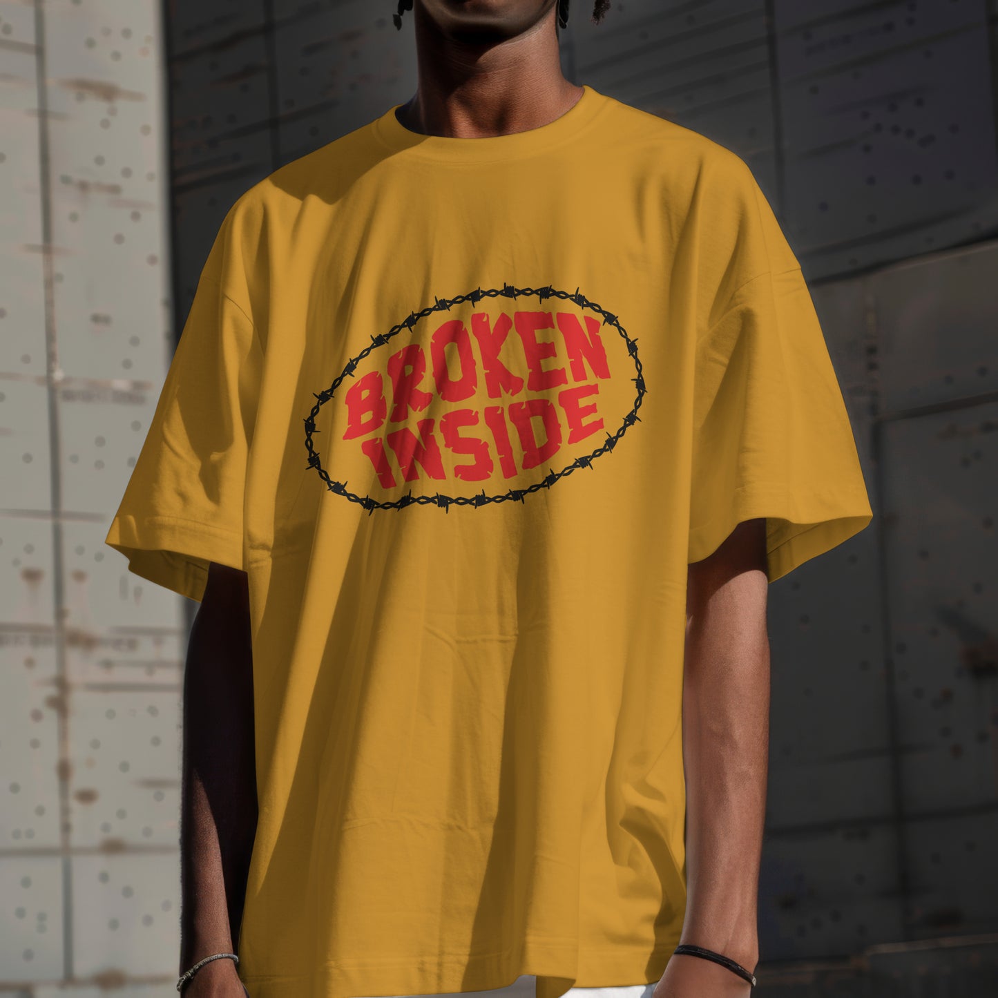 Broken Inside Premium Oversized T-Shirt