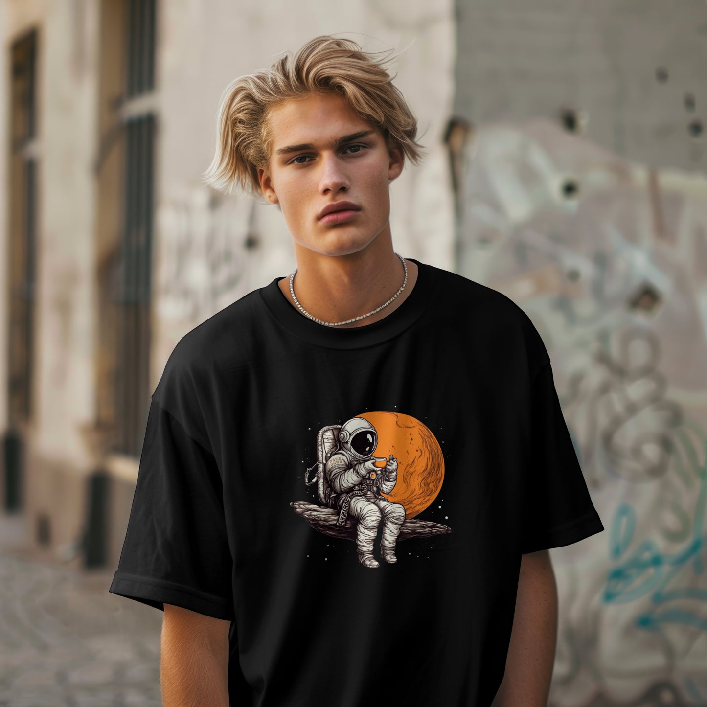 Lunar Dreamer Premium Oversized T-Shirt