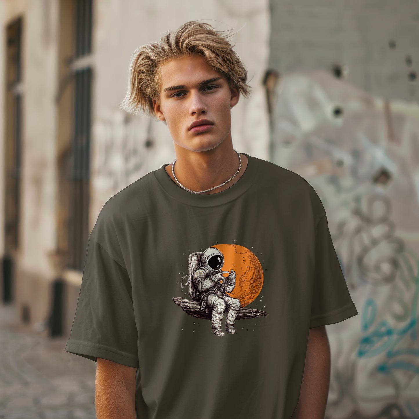 Lunar Dreamer Premium Oversized T-Shirt