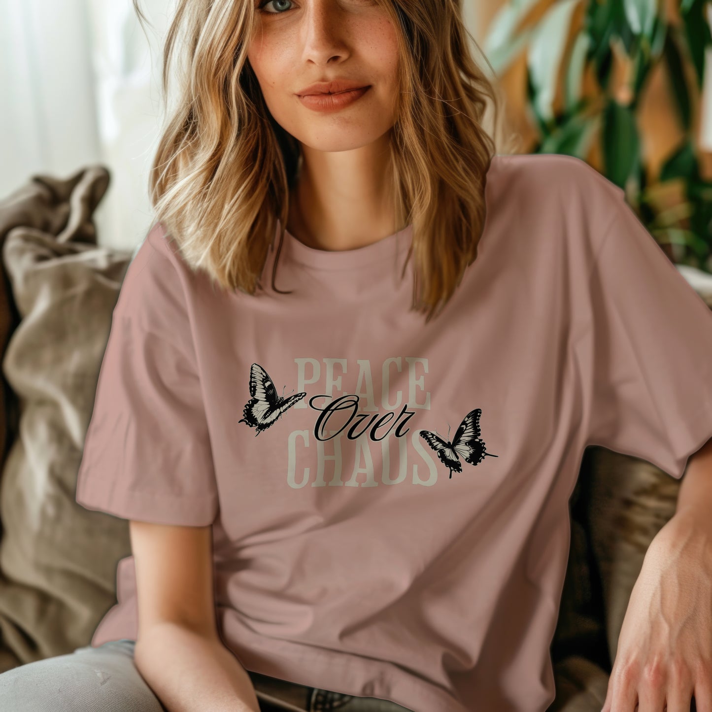 Peace over Chaos Classic Crew T-Shirt