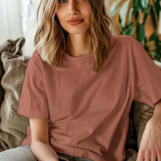 Copper Solid Classic Crew T-Shirt