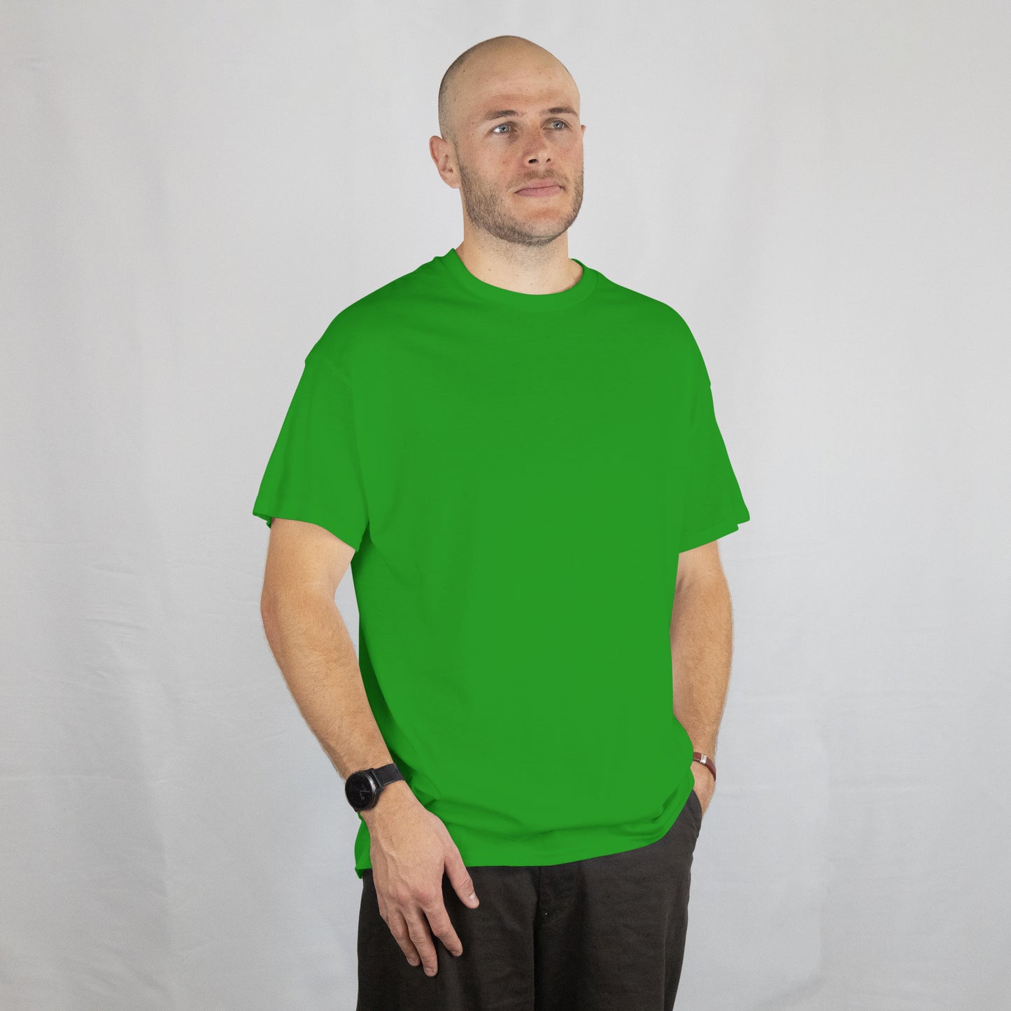 Flag Green Solid Classic Crew T-Shirt