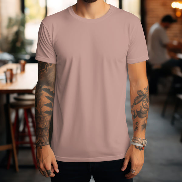 Mushroom Solid Classic Crew T-Shirt