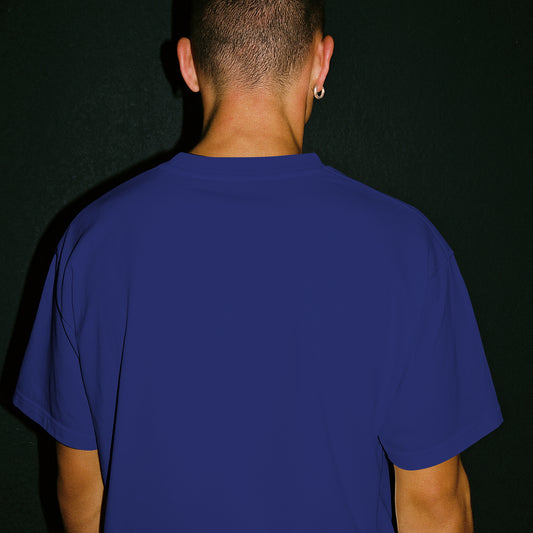 Royal Blue Solid Classic Crew T-Shirt