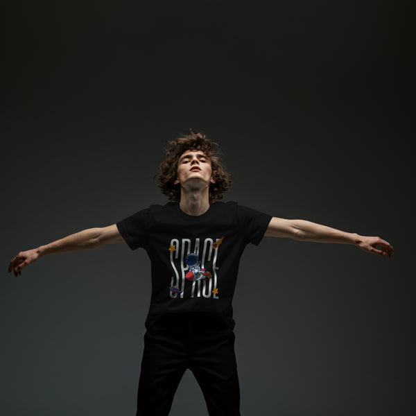 Space Typography Classic Crew T-Shirt