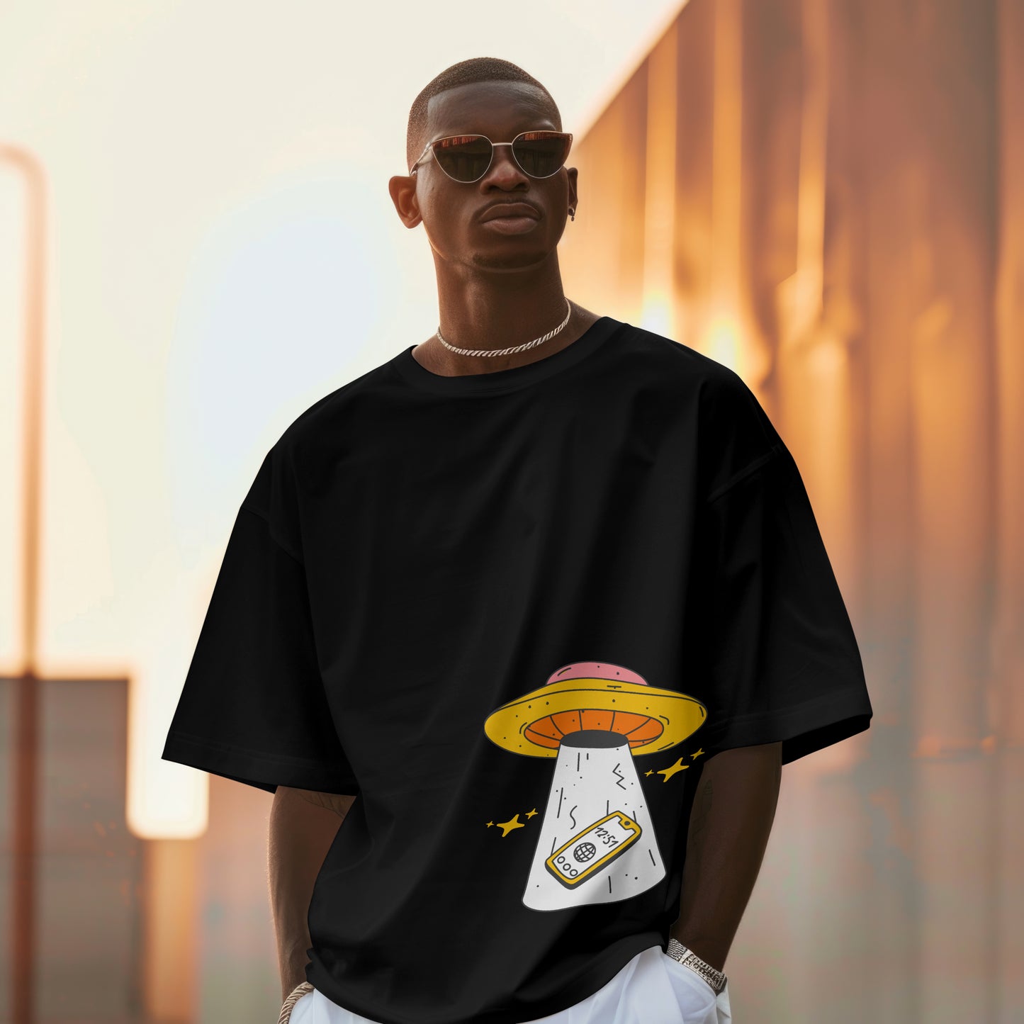 UFO Premium Oversized T-Shirt