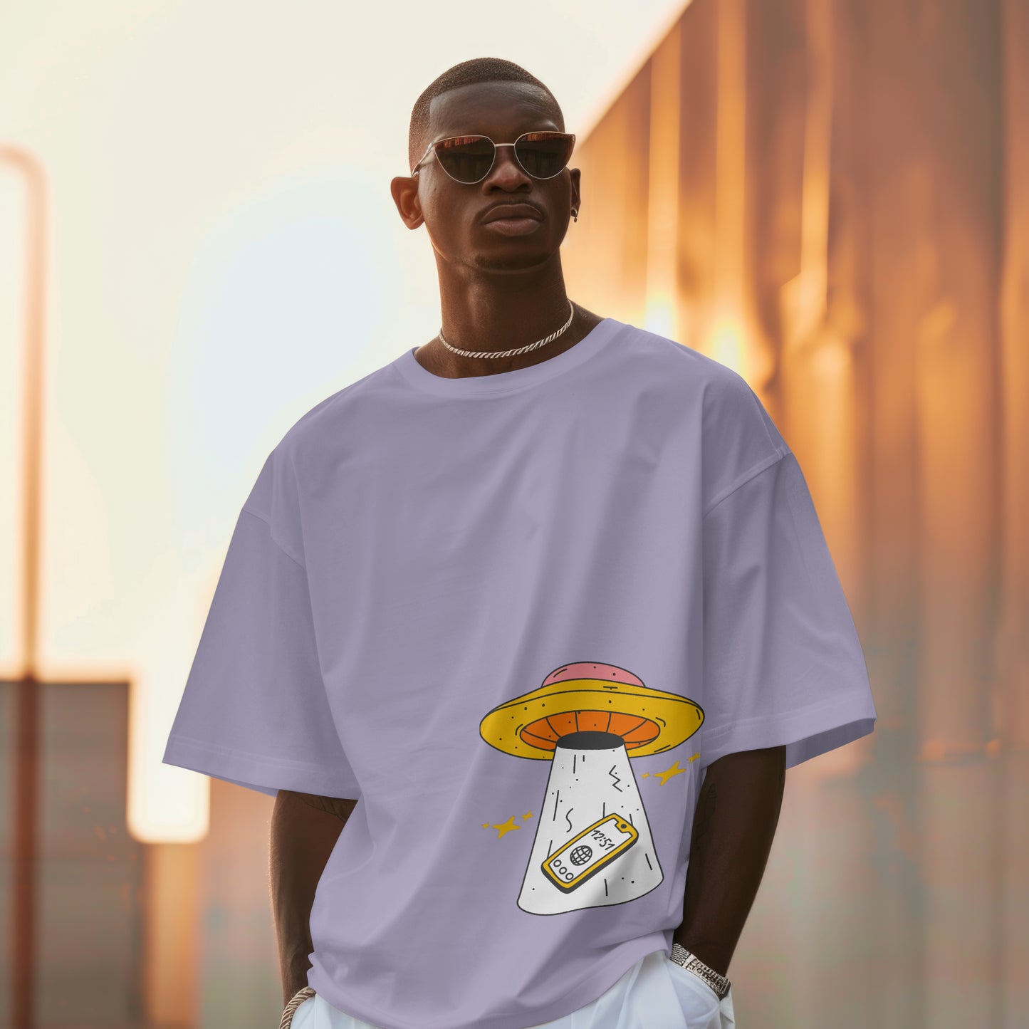 UFO Premium Oversized T-Shirt