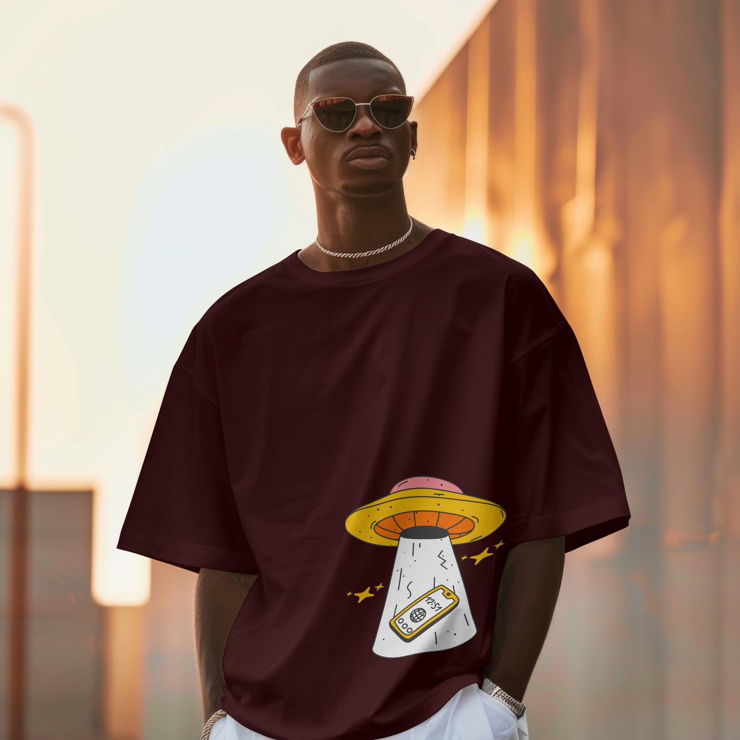 UFO Premium Oversized T-Shirt